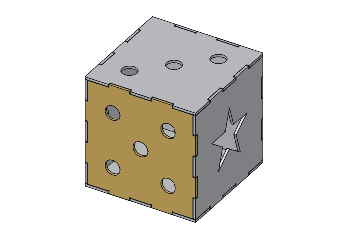 Die face 5 (DIE6-05) highlighted in the assembled Lone Star Steel Die, 6 in