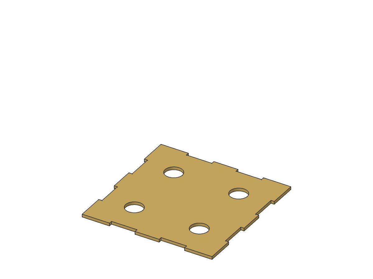 Lone Star Steel Die, 6 in, assembly step 1