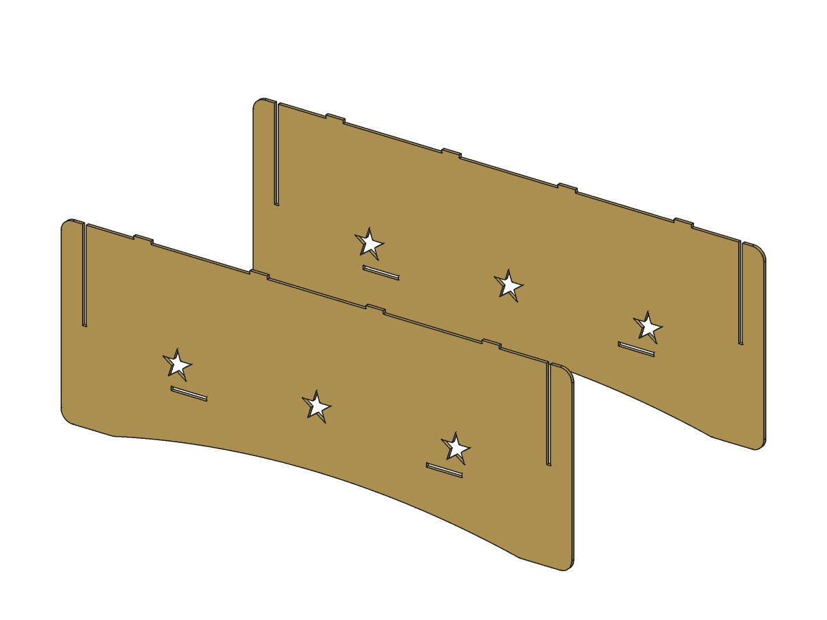 Lone Star Pack Grill, 20 in, assembly step 1