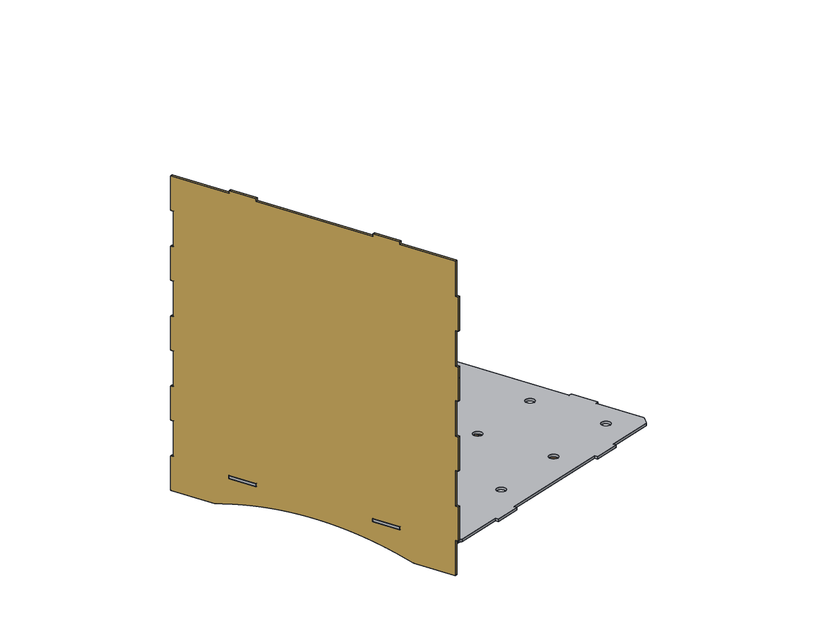 Lone Star Cube Planter, 16 in, assembly step 2