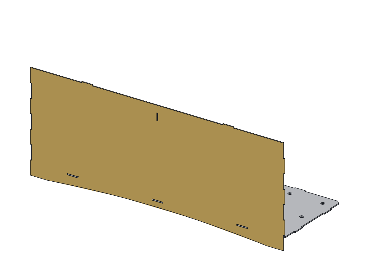 Lone Star Trough Planter, 36 in, assembly step 2