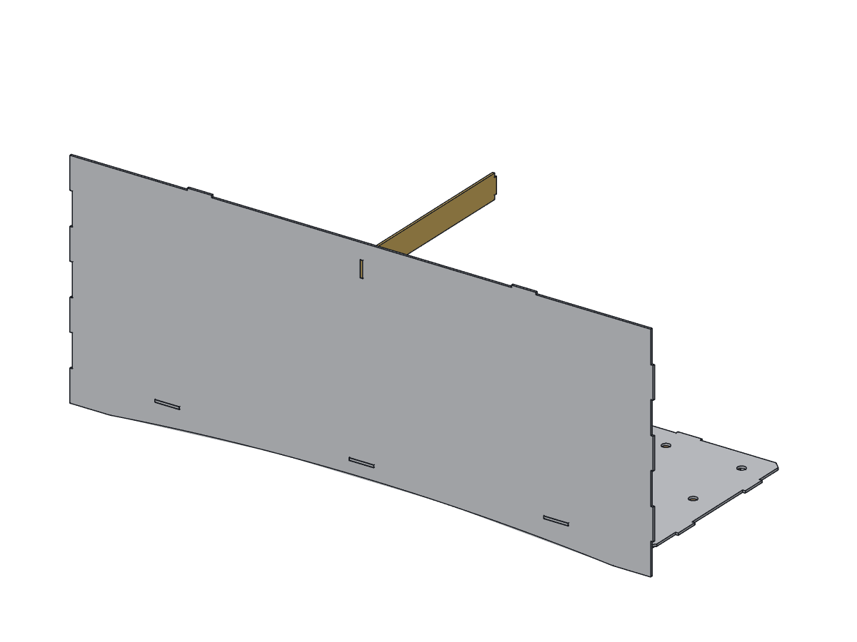 Lone Star Trough Planter, 36 in, assembly step 3