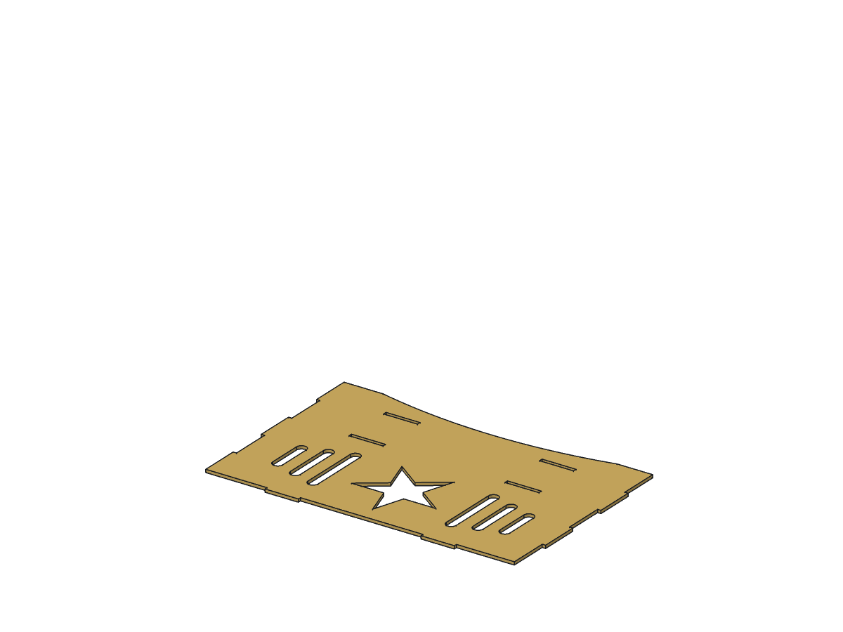 Lone Star S'mores Pit, 14 in, assembly step 1