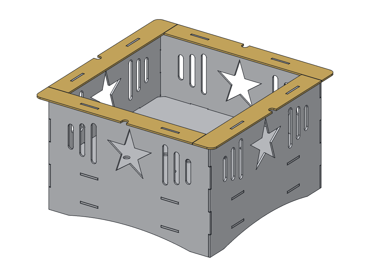 Lone Star S'mores Pit, 14 in, assembly step 5