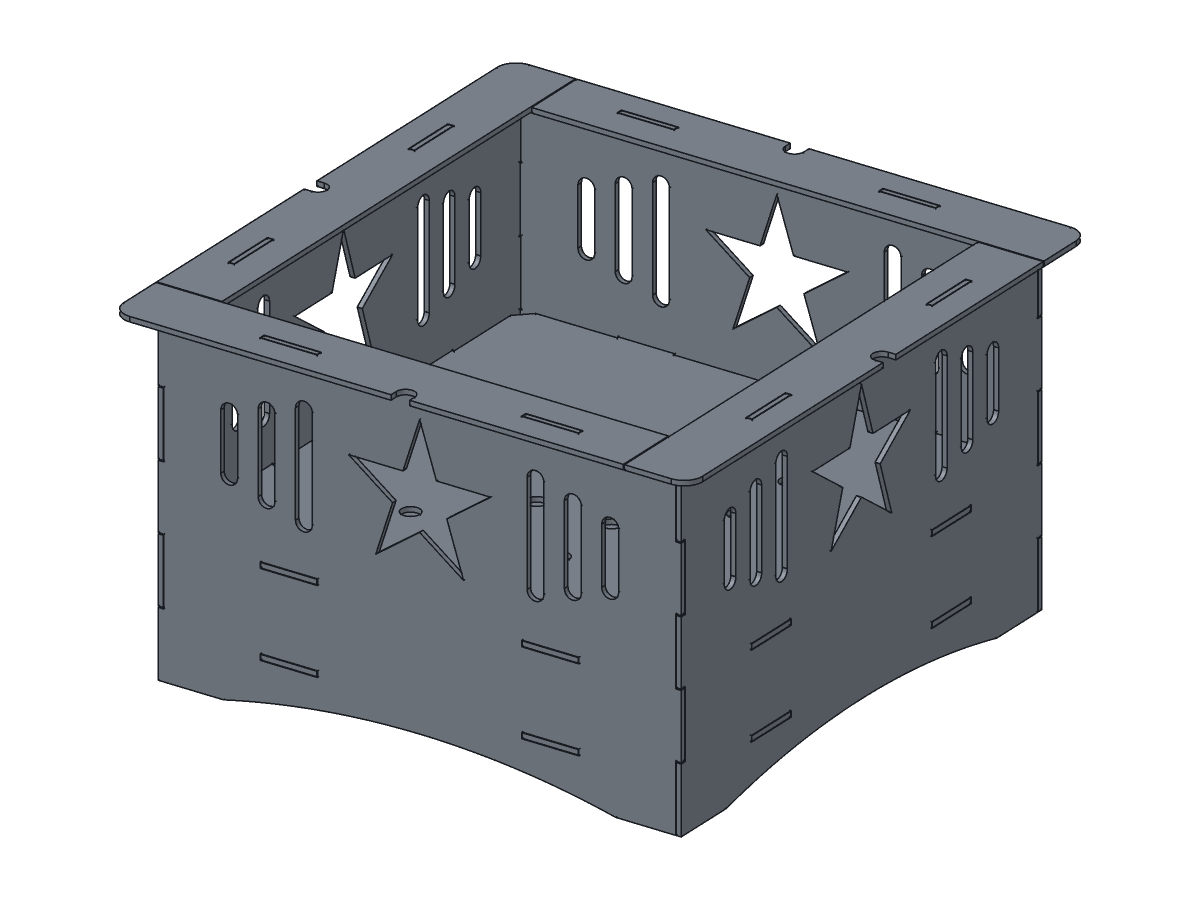 Lone Star S'mores Pit, 14 in, assembly step 6