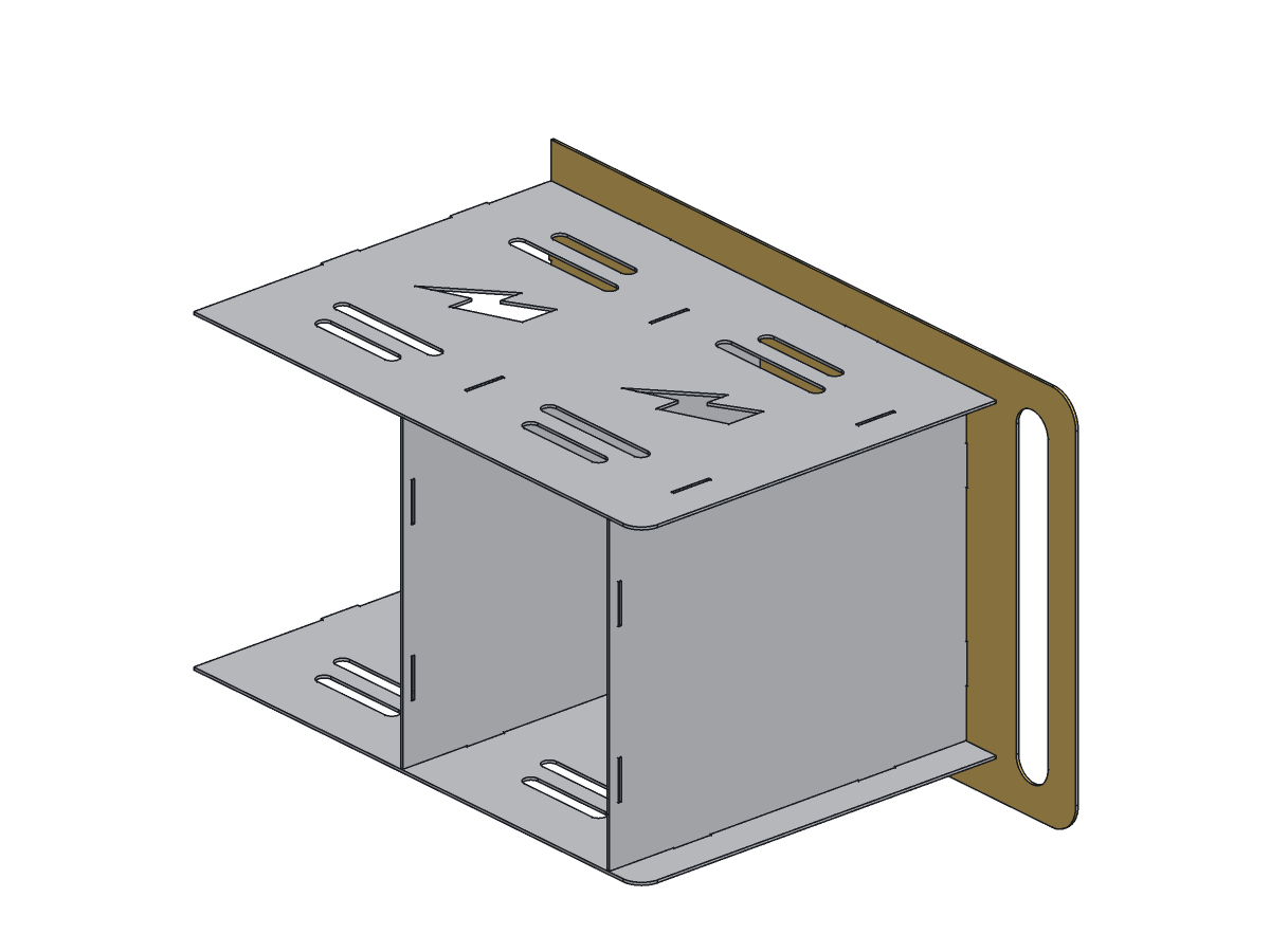 Arc Weld Cart, 30 in, assembly step 3