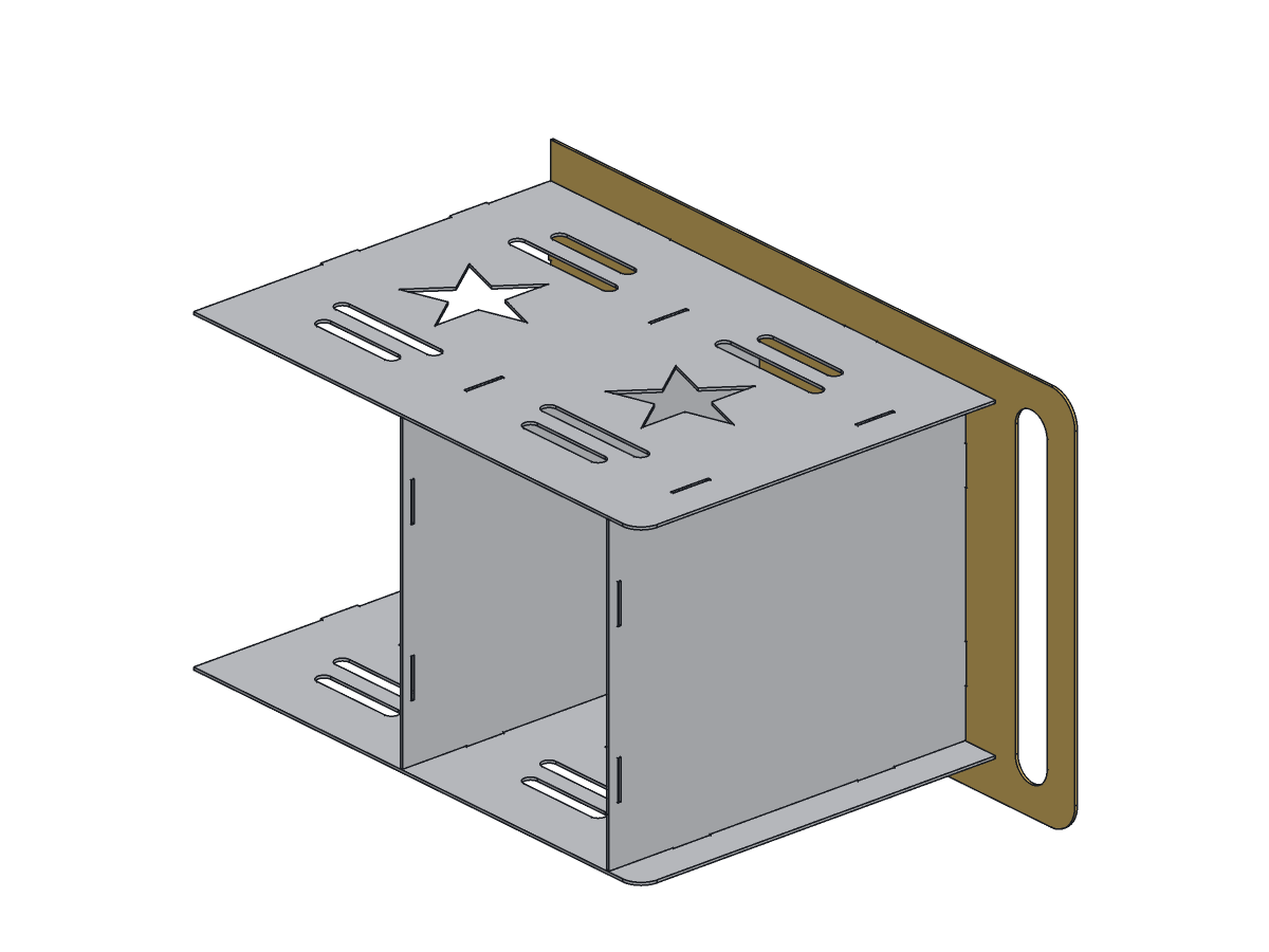 Lone Star Weld Cart, 30 in, assembly step 3