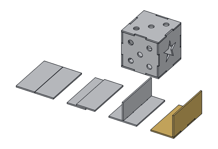 Corner plate (WS4-04) highlighted in the assembled Weld Starter Kit with Lone Star Die